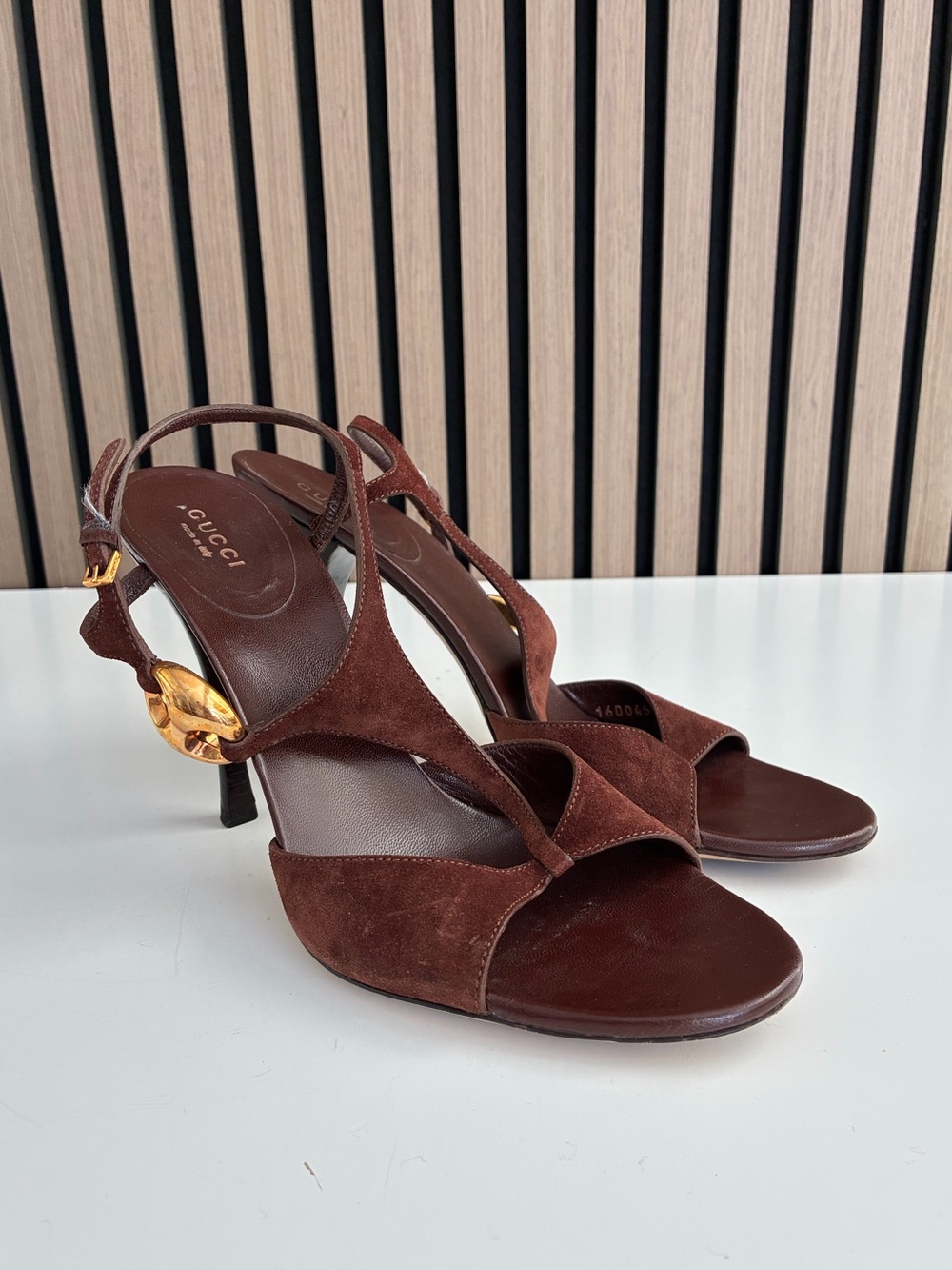 Auth VTG Tom Ford for GUCCI Suede Heels